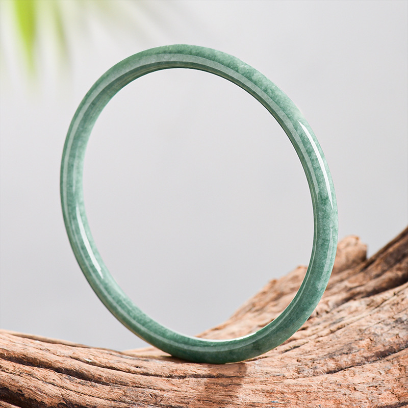 Bracelets - Natural Burmese Jadeite Bracelet Bangle Real