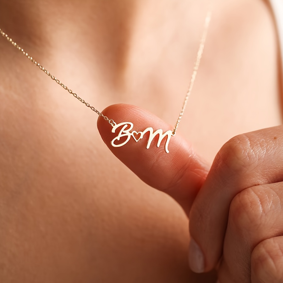 Custom Name Necklace Stainless Steel - Custom Name Necklaces for Women Waterproof