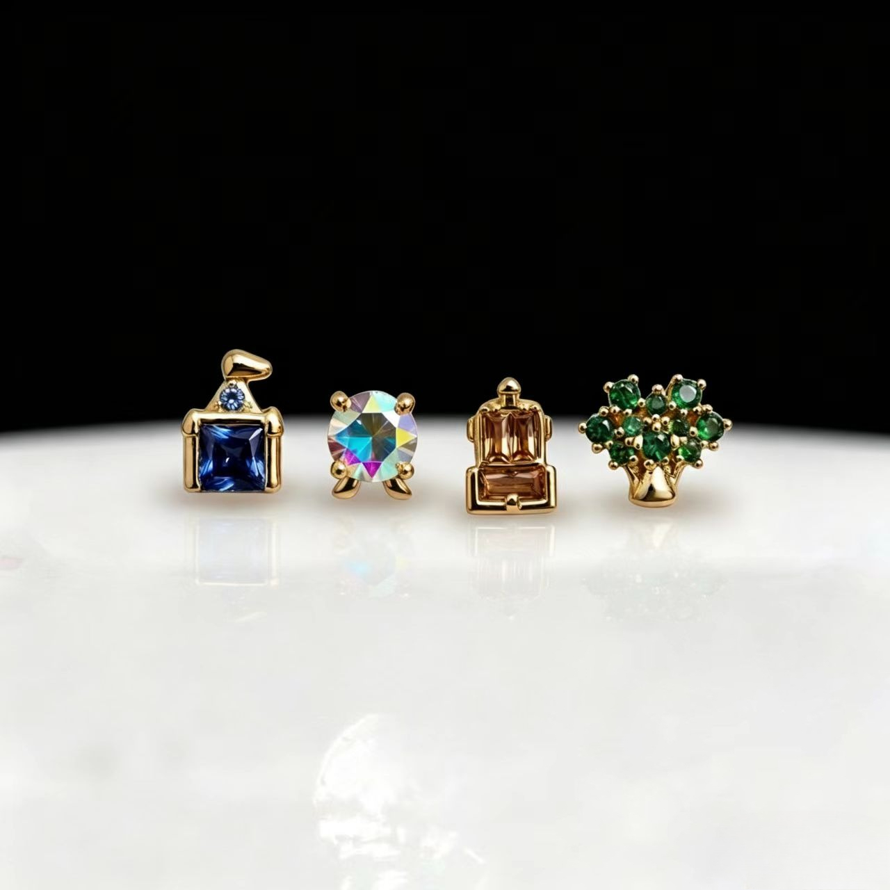 Earrings - New Exquisite Cute Amusement Park Stud