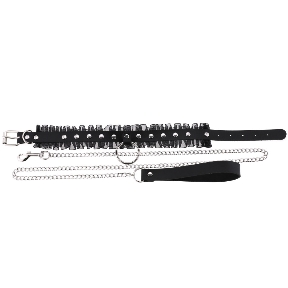 Sexy Lace Spiked Choker Punk C - Goth Punk Spike Choker ulasan dan harga