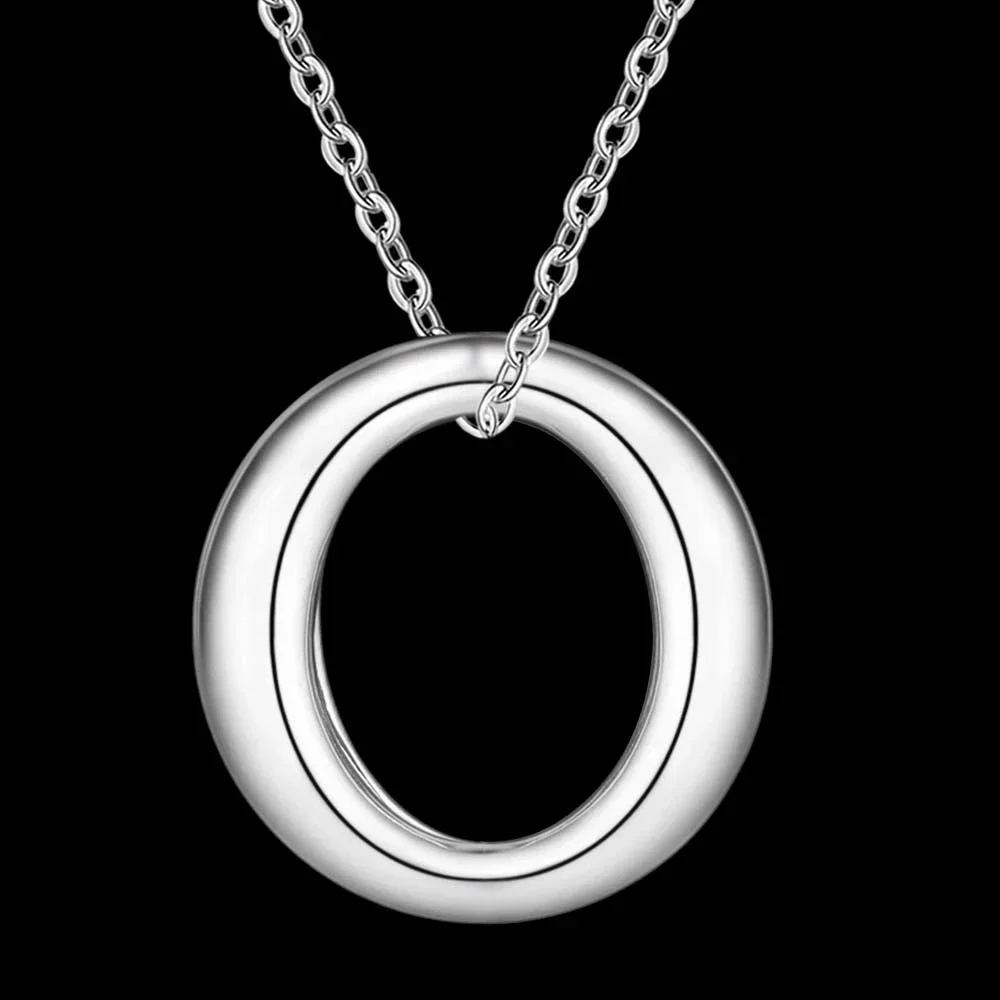 Hot 925 Sterling Silver Simple - 925 Sterling Silver Chain Necklace Men ulasan dan harga