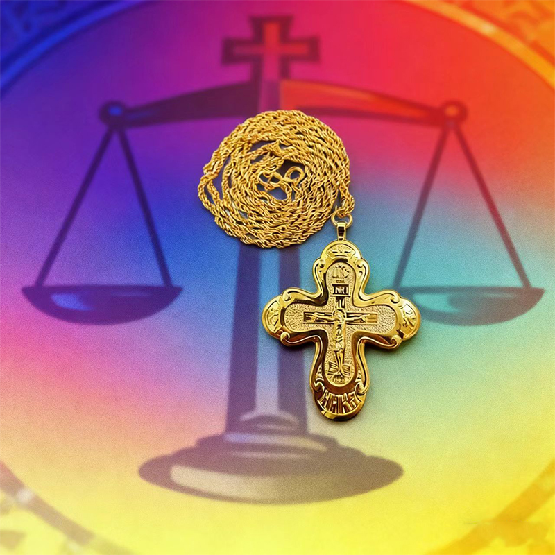 New 2026 Orthodox Pectoral Cro - Cross Pendant Necklace Gold ulasan dan harga