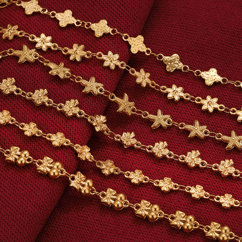 1Meter Stainless Steel Flower  - Body Jewelry ulasan dan harga
