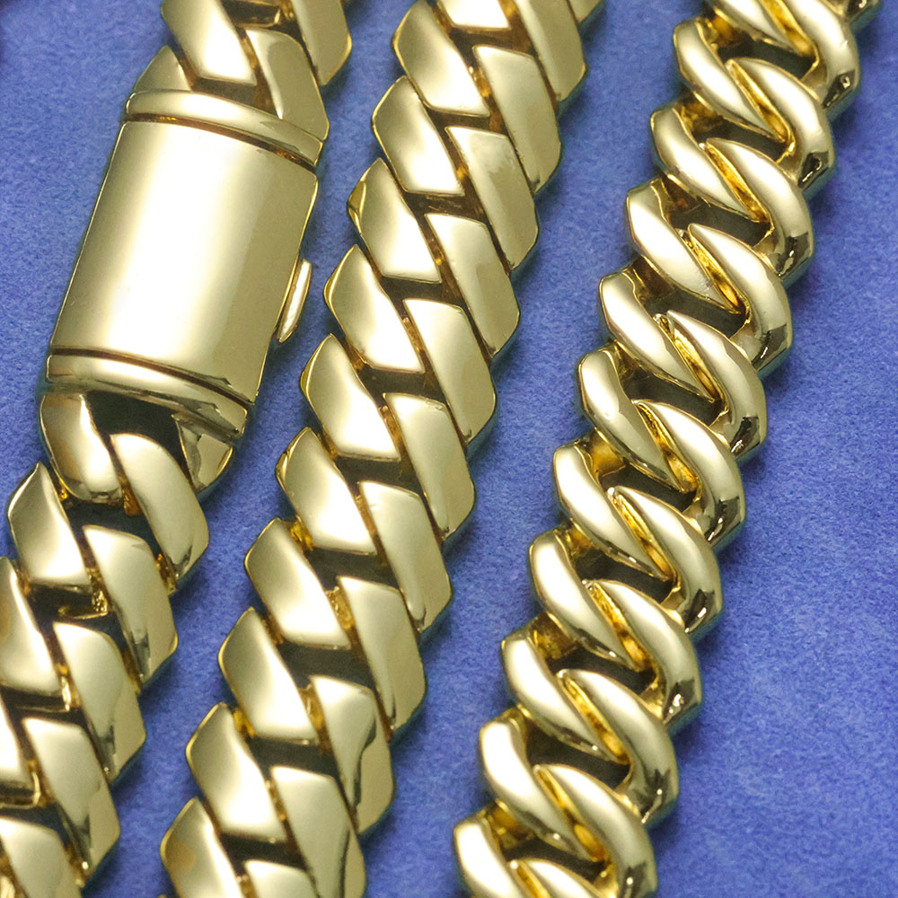 ESKEEM High Polished Monaco Ch - Cuban Link Chain 12Mm ulasan dan harga