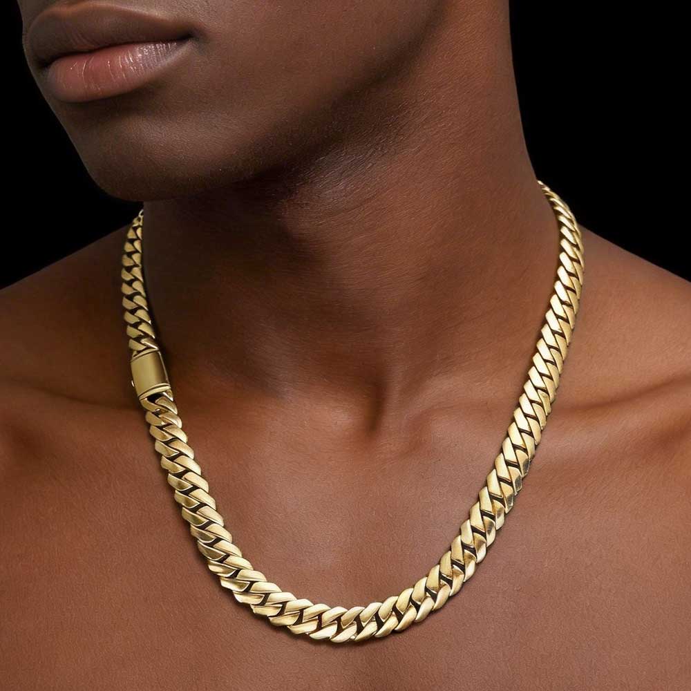 ESKEEM High Polished Monaco Ch - Cuban Link Chain 12Mm ulasan dan harga