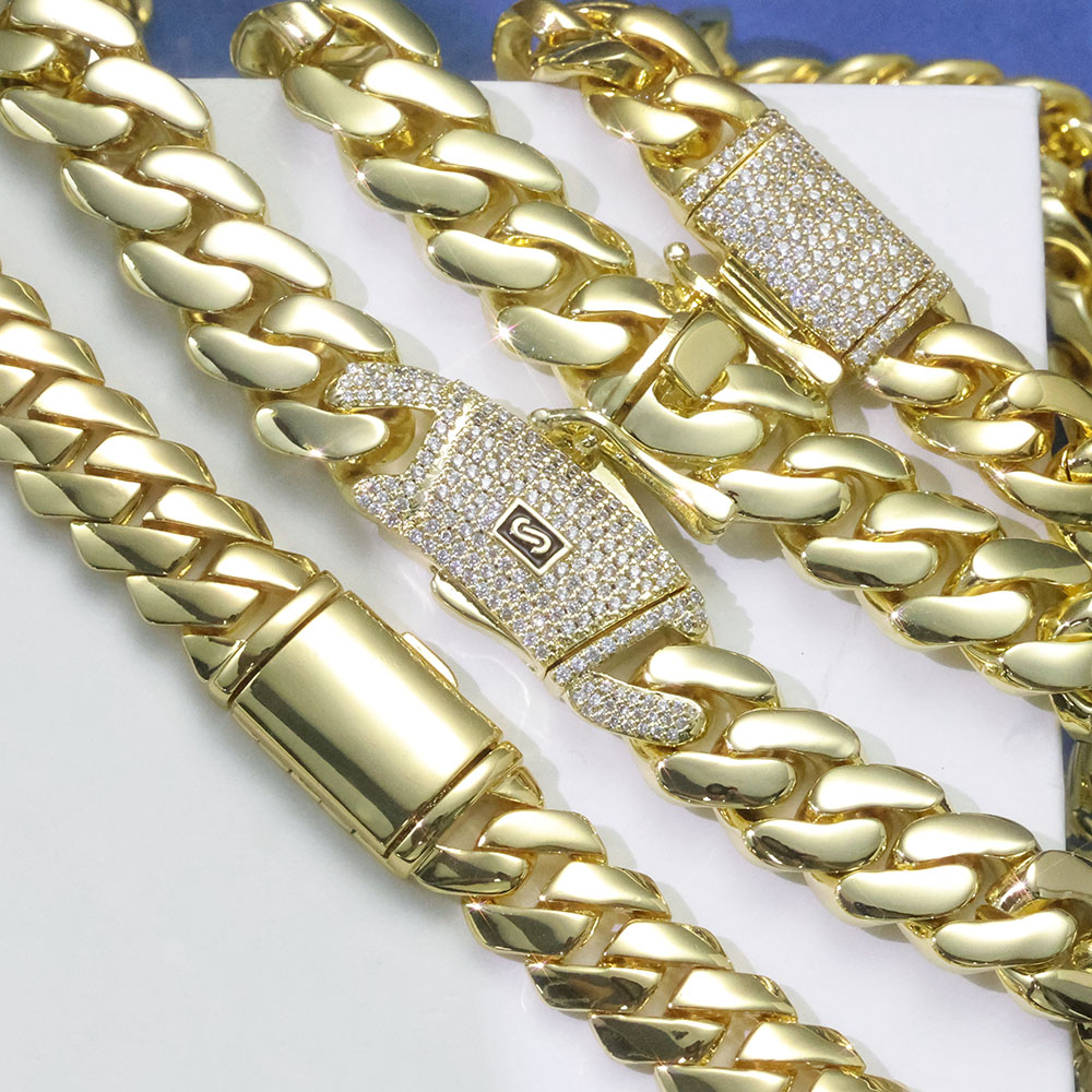 ESKEEM High Polished Monaco Ch - Cuban Link Chain 12Mm ulasan dan harga