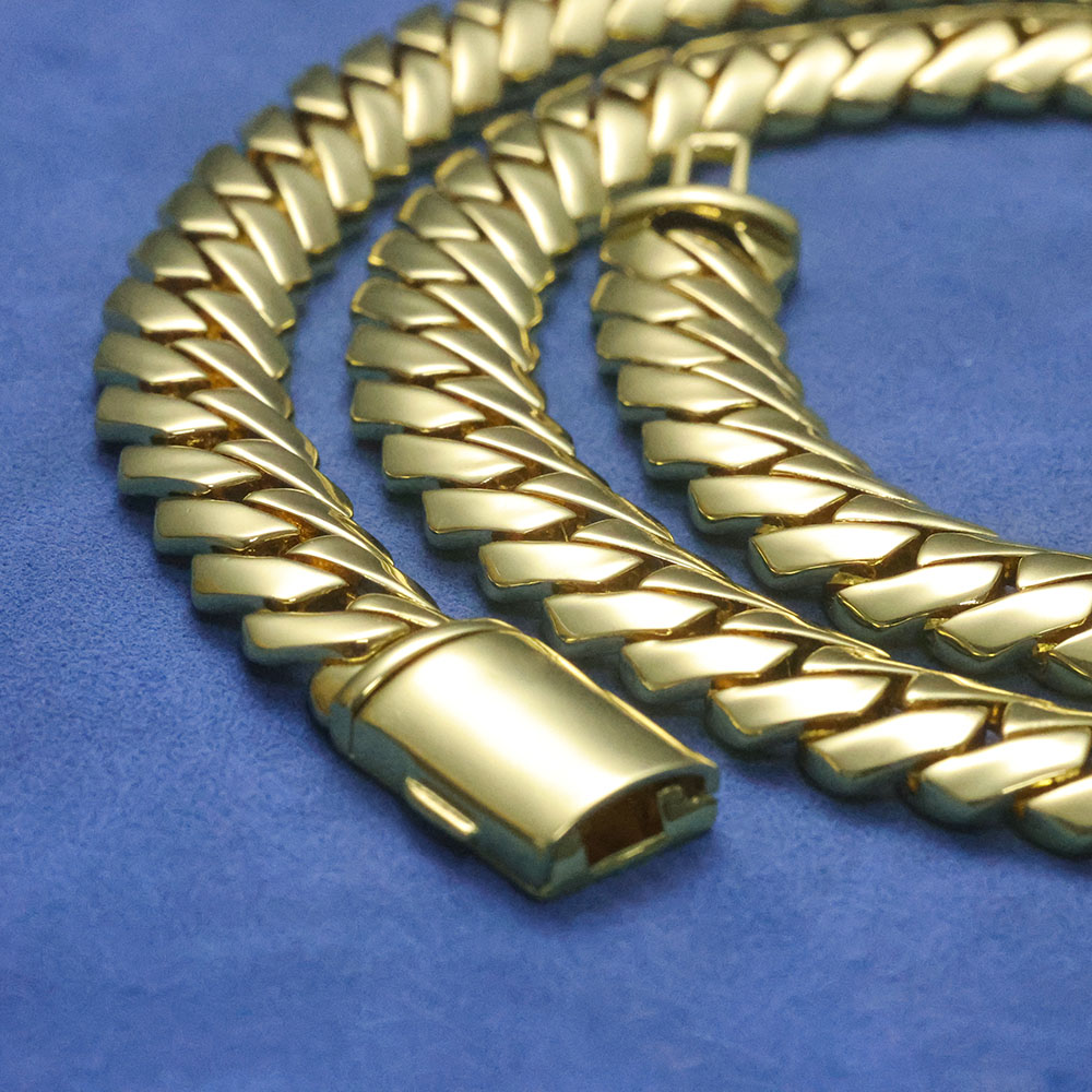 ESKEEM High Polished Monaco Ch - Cuban Link Chain 12Mm ulasan dan harga