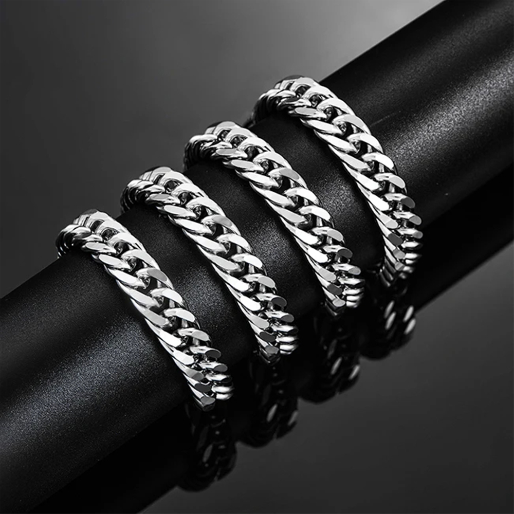 HIYEE 3mm/4mm/5mm/6mm/7mm/8mm  - Cuban Link Chain 12Mm ulasan dan harga