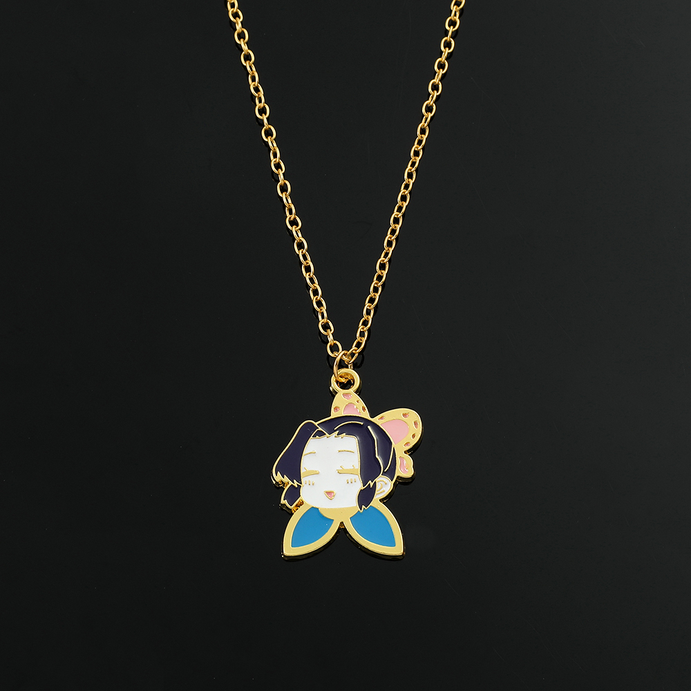 Cute Anime Cartoon Character E - Anime Pendant Necklace ulasan dan harga