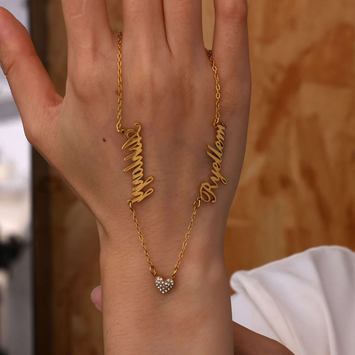 Custom Two Name Necklace For W - Custom Name Necklace Stainless Steel ulasan dan harga