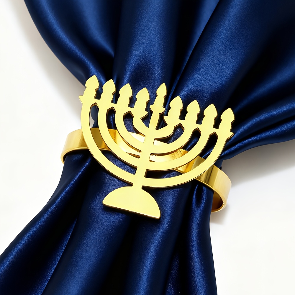 6Pcs Hanukkah Menorah Napkin R - Rings ulasan dan harga