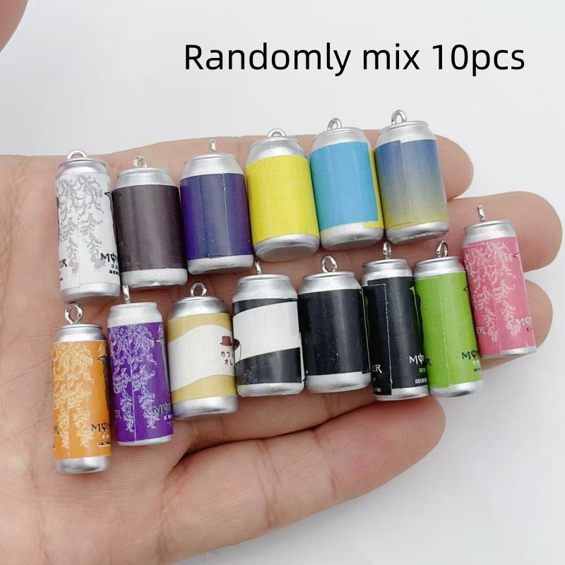 10Pcs Mini Simulation Beverage - Earrings ulasan dan harga