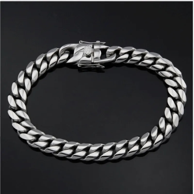 316L Stainless Steel Miami Cur - Cuban Link Chain 12Mm ulasan dan harga