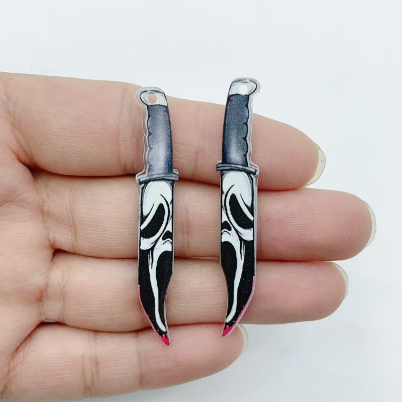 10 pieces of acrylic jewelry H - Earrings ulasan dan harga