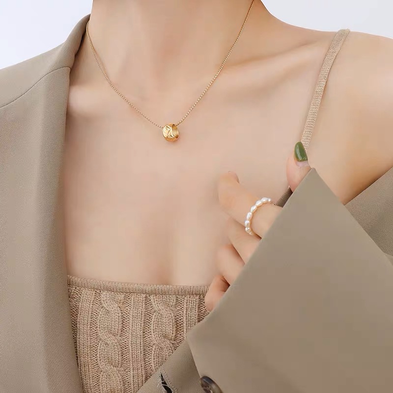 Luxury Golden Rhombus Cross Ci - Cross Pendant Necklace Gold ulasan dan harga