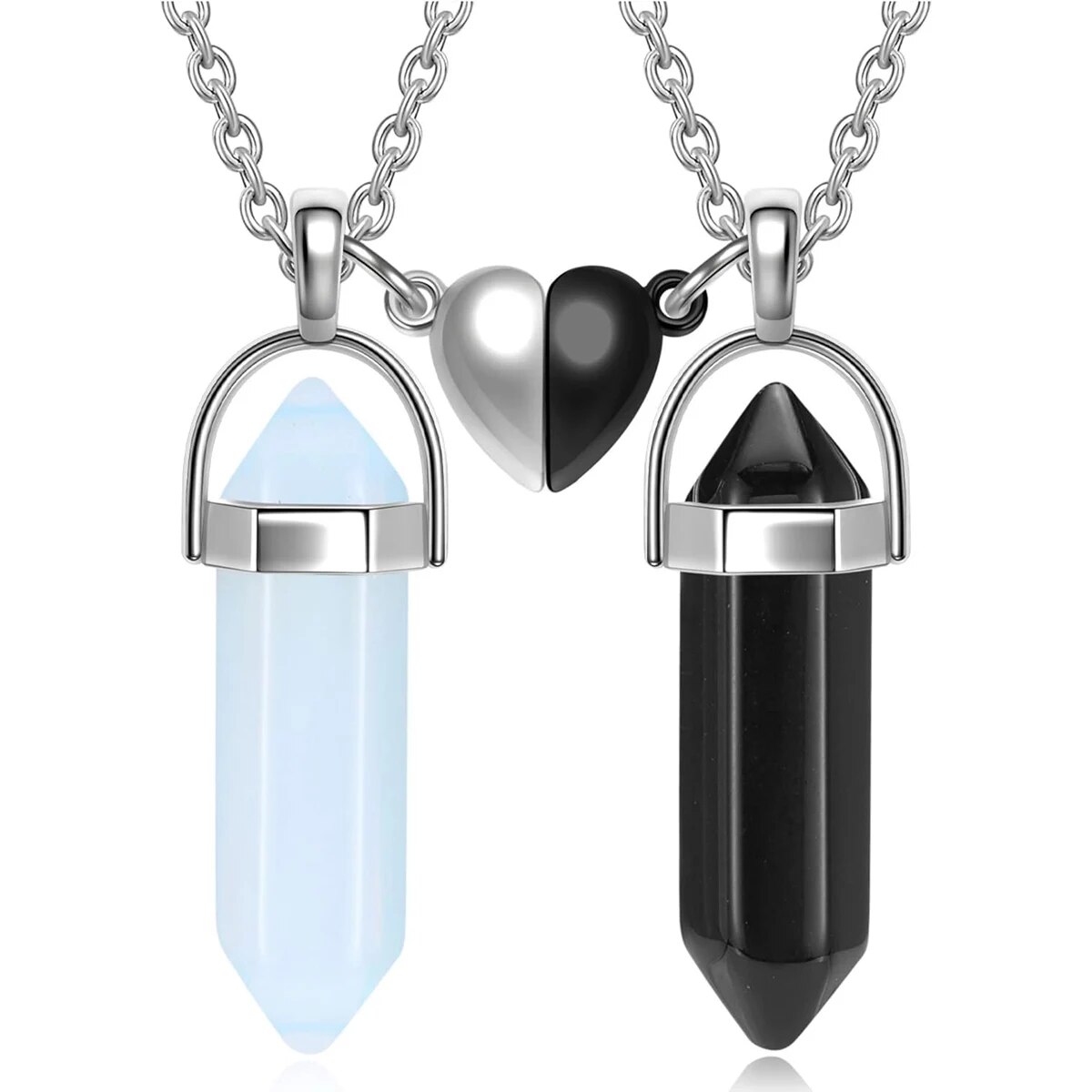 Crystal Friendship Matching Co - Magnetic Couple Matching Necklaces ulasan dan harga