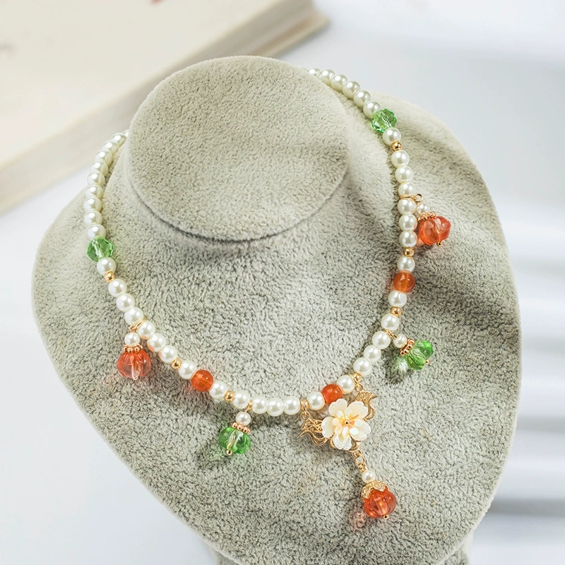 Vintage Pearl Neckalces With P - Pearl Choker Necklace Vintage ulasan dan harga