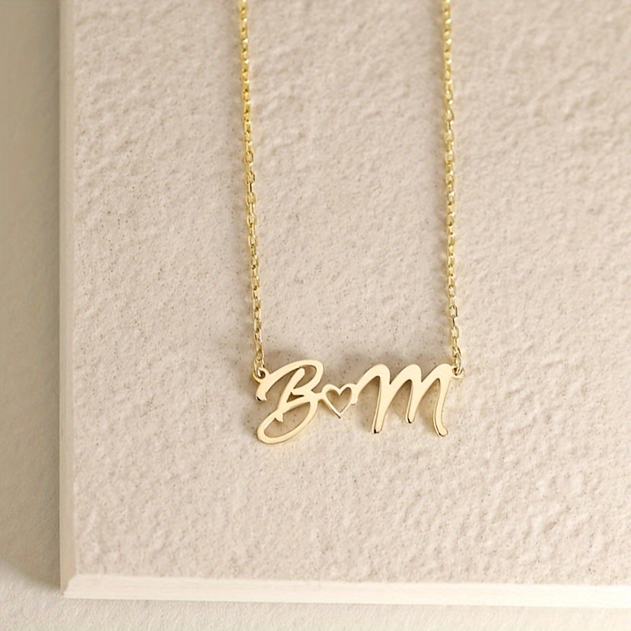Custom Name Necklaces for Wome - Custom Name Necklace Stainless Steel ulasan dan harga