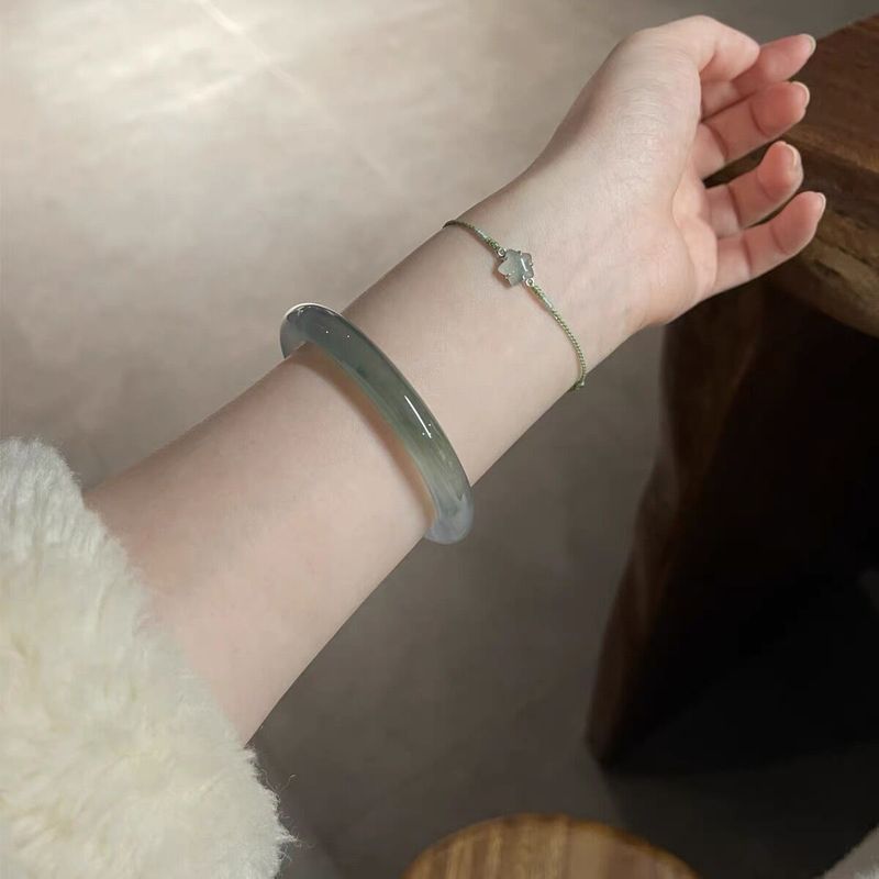 Myanmar ice beauty , oil green - Bracelets ulasan dan harga