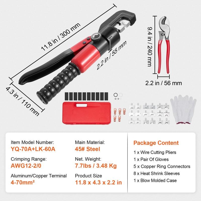 Hydraulic Crimping Tool with 9 - Rings ulasan dan harga