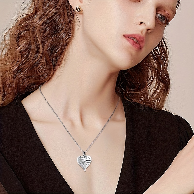 Love Heart Urn Necklace for As - Heart Locket Necklace Photo ulasan dan harga