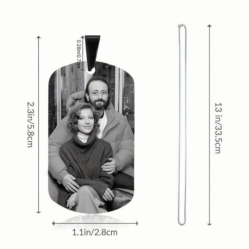Custom Personalized Picture Pe - Custom Name Necklace Stainless Steel ulasan dan harga