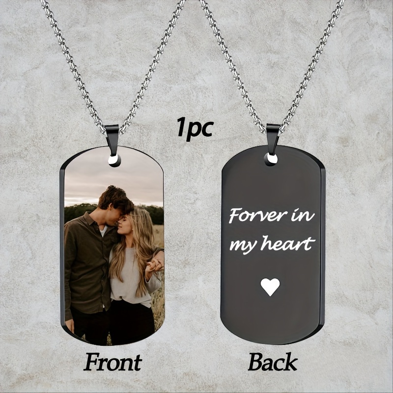 Custom Personalized Picture Pe - Custom Name Necklace Stainless Steel ulasan dan harga