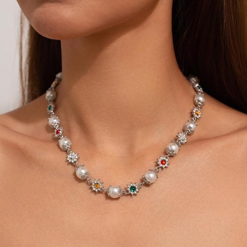 Ingemark Vintage Pearl Choker  - Pearl Choker Necklace Vintage ulasan dan harga