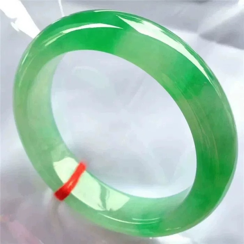 Bright jadeite , with floral p - Bracelets ulasan dan harga