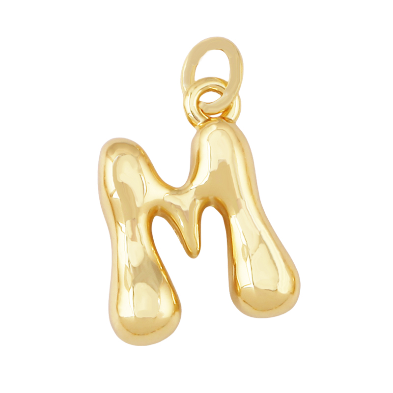 3pcs Lot Cute  Brass Initial B - Initial Letter Necklace 18K Gold ulasan dan harga