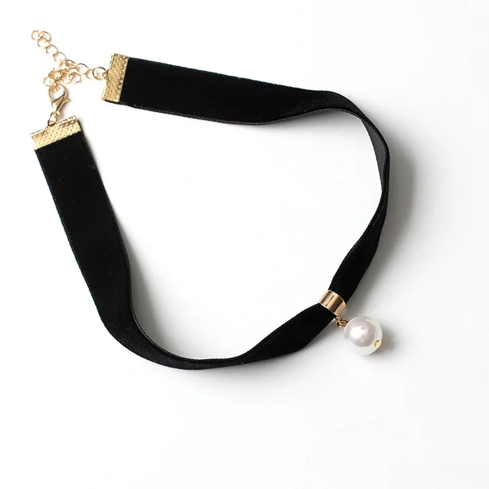 Simple Vintage Pearl Choker Sh - Pearl Choker Necklace Vintage ulasan dan harga