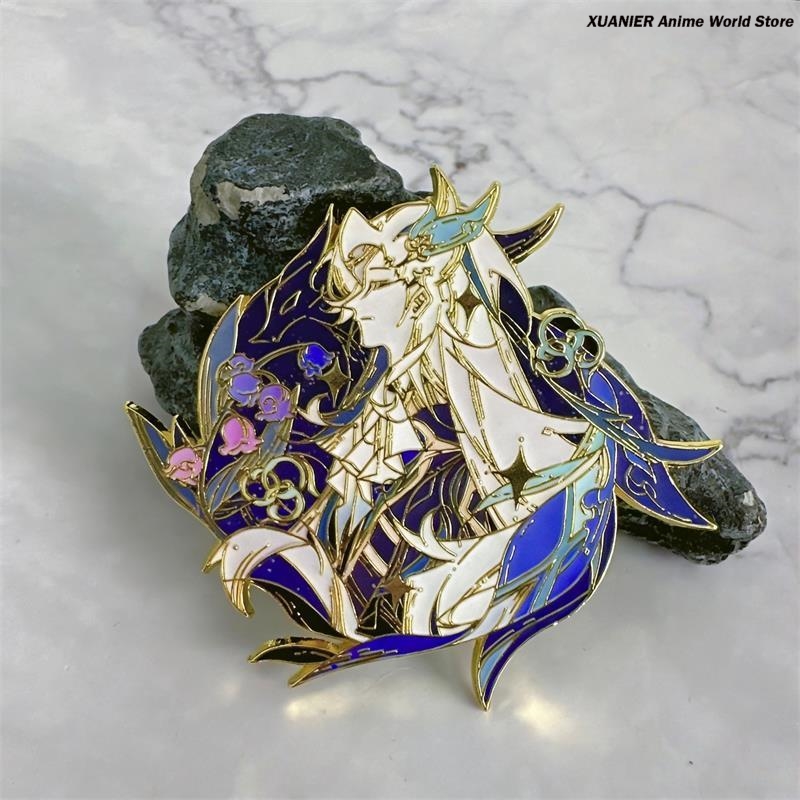 Anime Neuvillette Metal Badge  - Anime Pendant Necklace ulasan dan harga