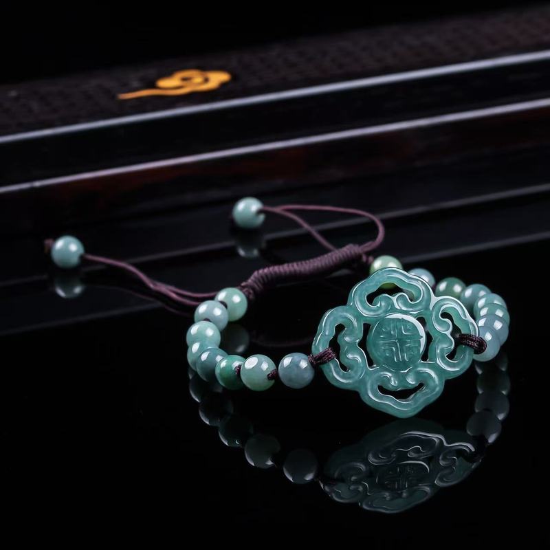 Natural Jadeite A-grade Bracel - Bracelets ulasan dan harga