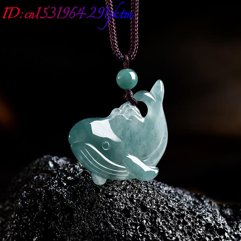 Natural Burmese Jadeite Whale  - Necklaces ulasan dan harga