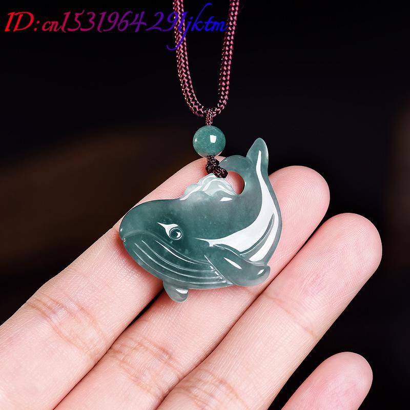 Natural Burmese Jadeite Whale  - Necklaces ulasan dan harga