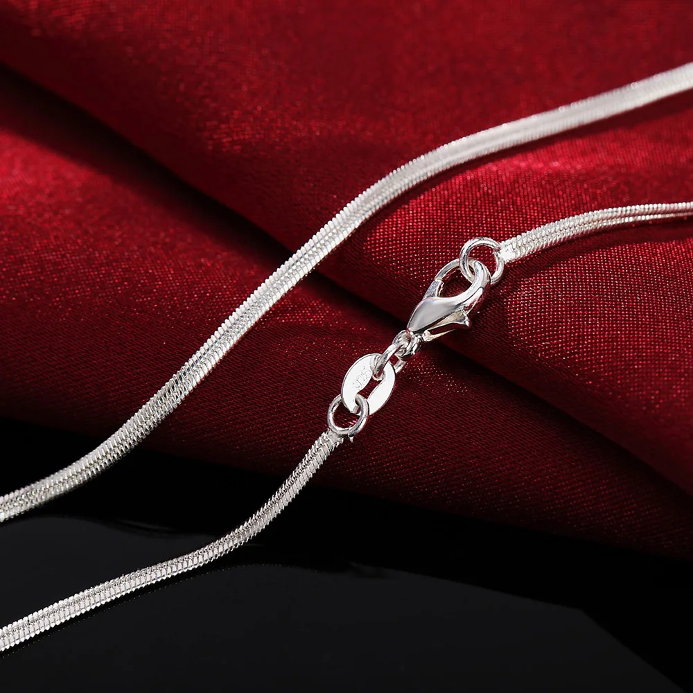 40-75cm Length 925 Sterling Si - 925 Sterling Silver Chain Necklace Men ulasan dan harga