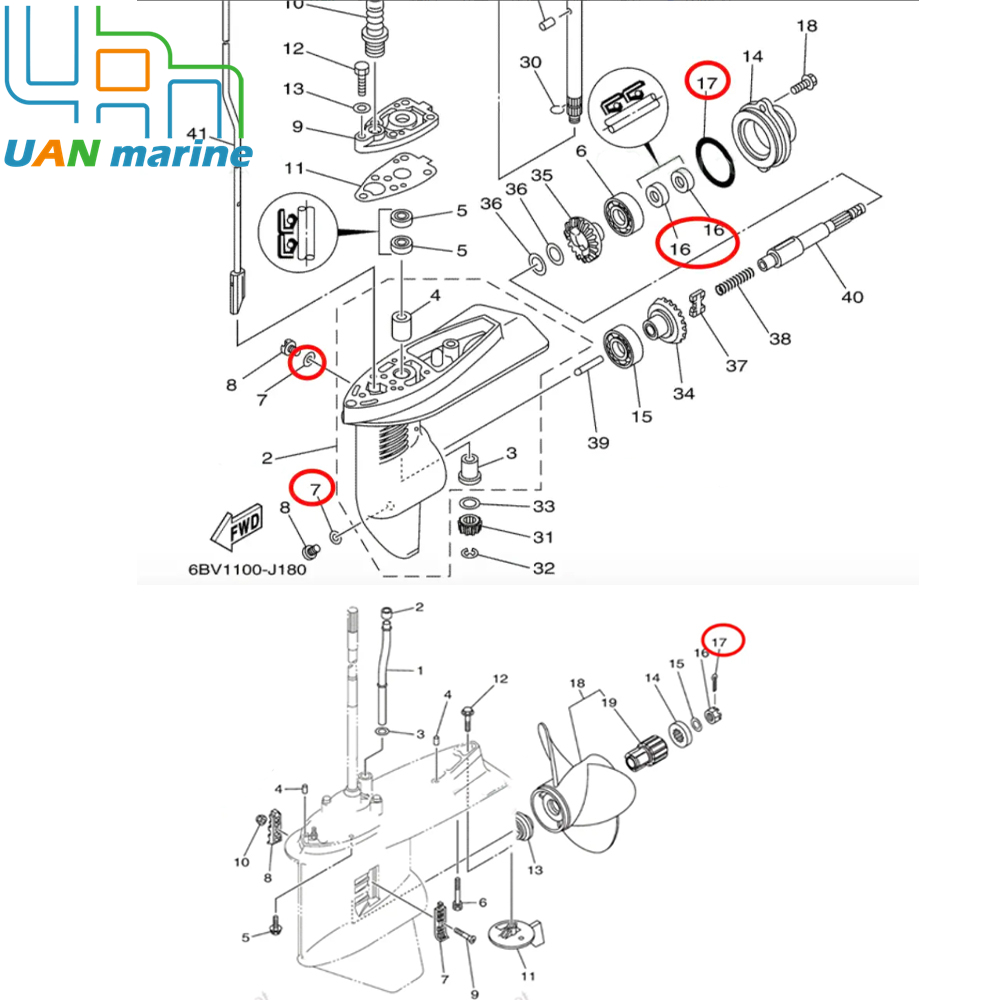 93101-13M12-00 Outboard Lower  - Rings ulasan dan harga
