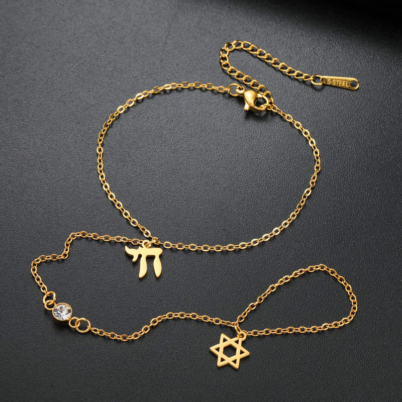 Jewish Star of David Hebrew Le - Bracelets ulasan dan harga
