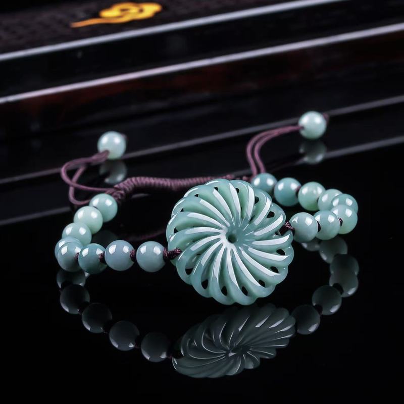 Natural Jadeite A-grade Fortun - Bracelets ulasan dan harga