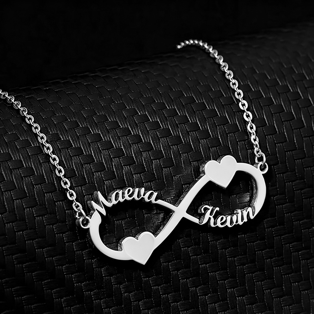 Custom Name Necklace Infinity  - Custom Name Necklace Stainless Steel ulasan dan harga