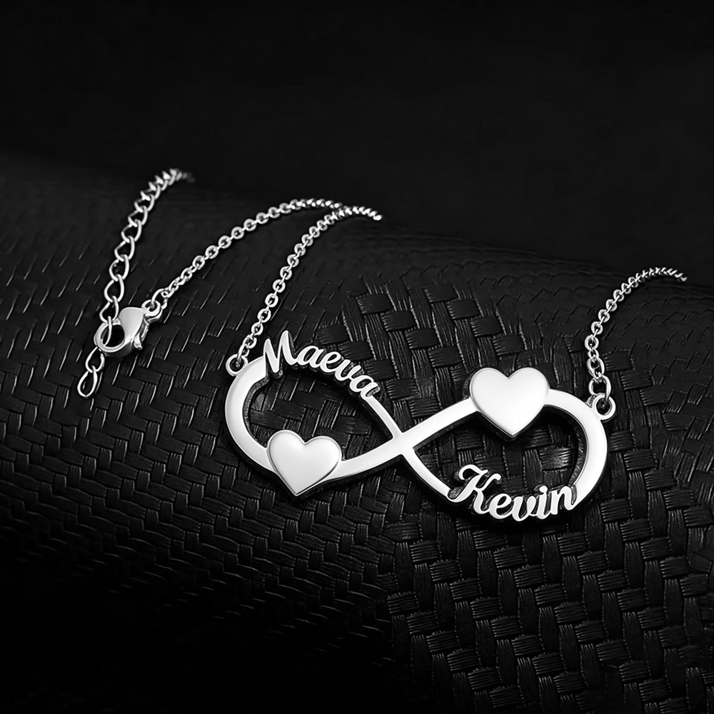 Custom Name Necklace Infinity  - Custom Name Necklace Stainless Steel ulasan dan harga