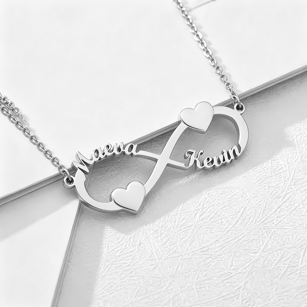 Custom Name Necklace Infinity  - Custom Name Necklace Stainless Steel ulasan dan harga