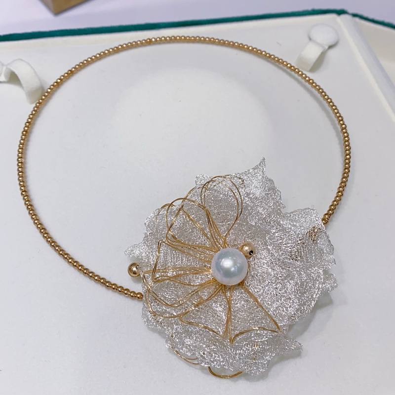 SGARIT Fashion Women Vintage K - Pearl Choker Necklace Vintage ulasan dan harga