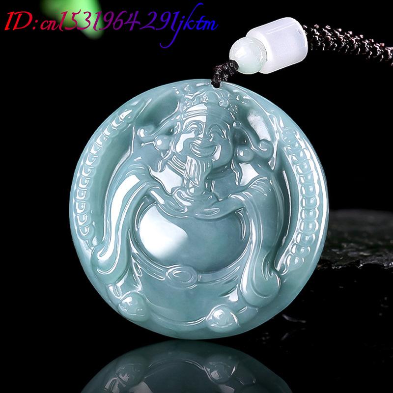 Burmese Jadeite God of Wealth  - Necklaces ulasan dan harga