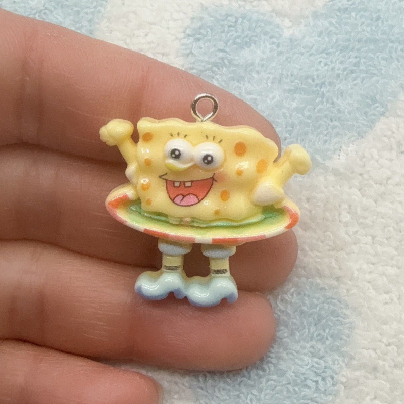 10pcs cartoon resin pendant, D - Earrings ulasan dan harga
