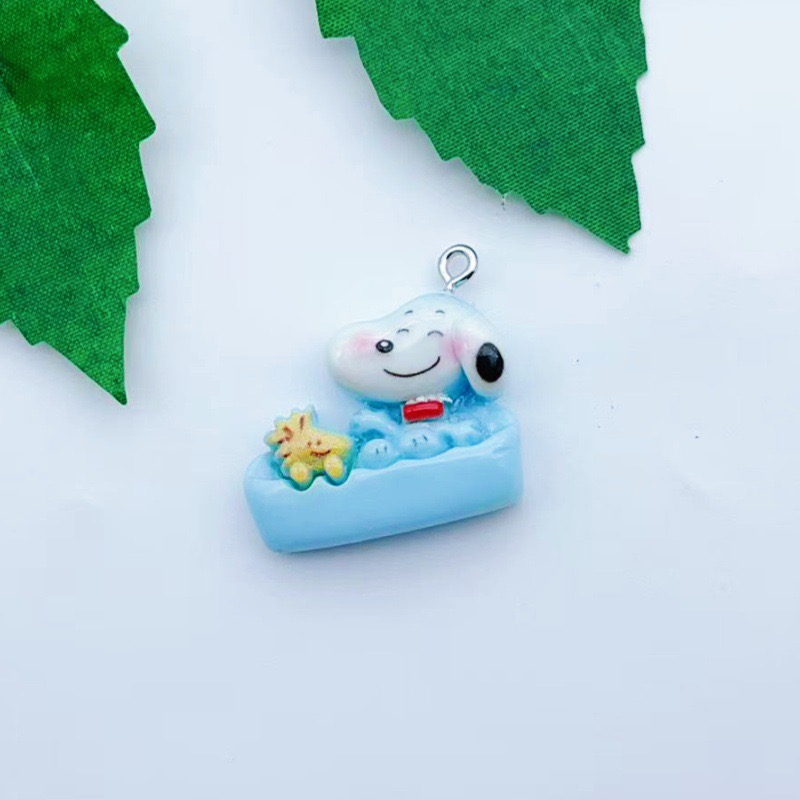 12pcs resin cartoon dog pendan - Earrings ulasan dan harga