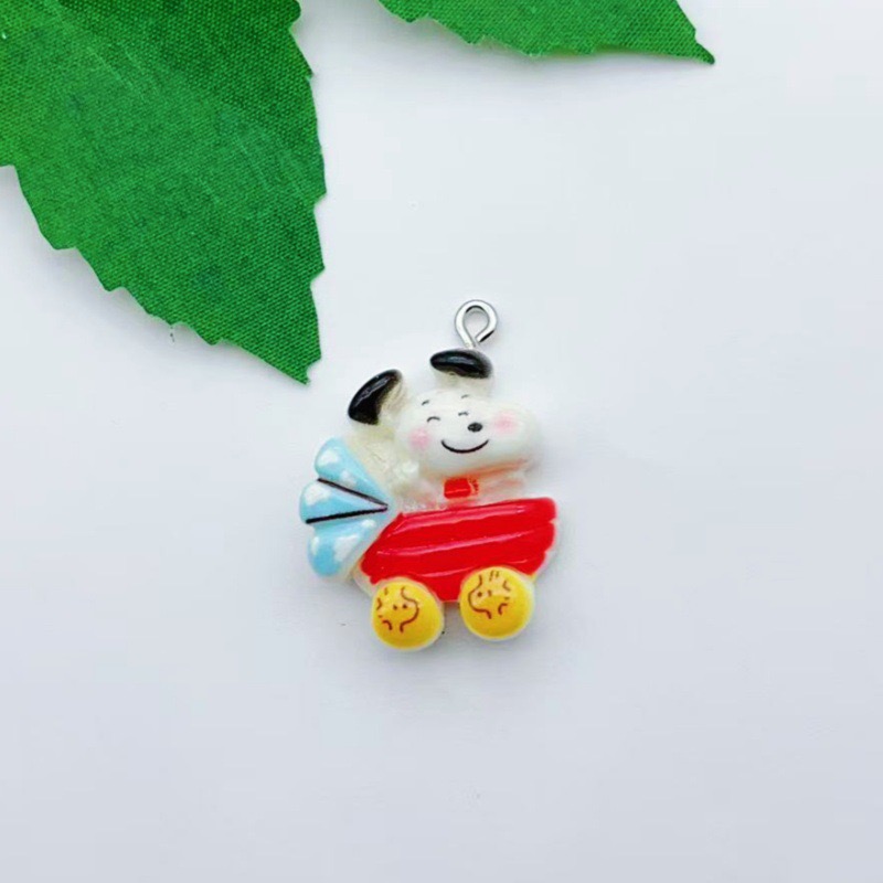 12pcs resin cartoon dog pendan - Earrings ulasan dan harga