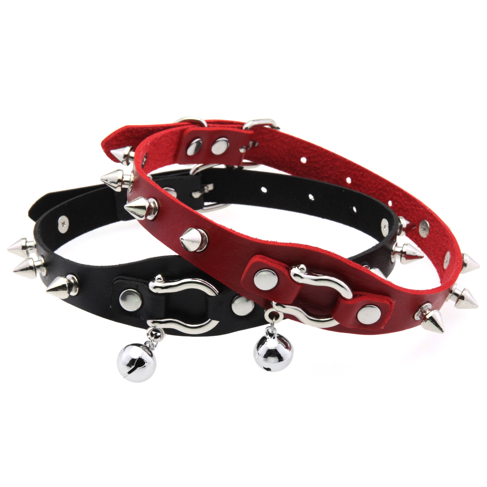 Black Spike Choker Necklace Ri - Goth Punk Spike Choker ulasan dan harga