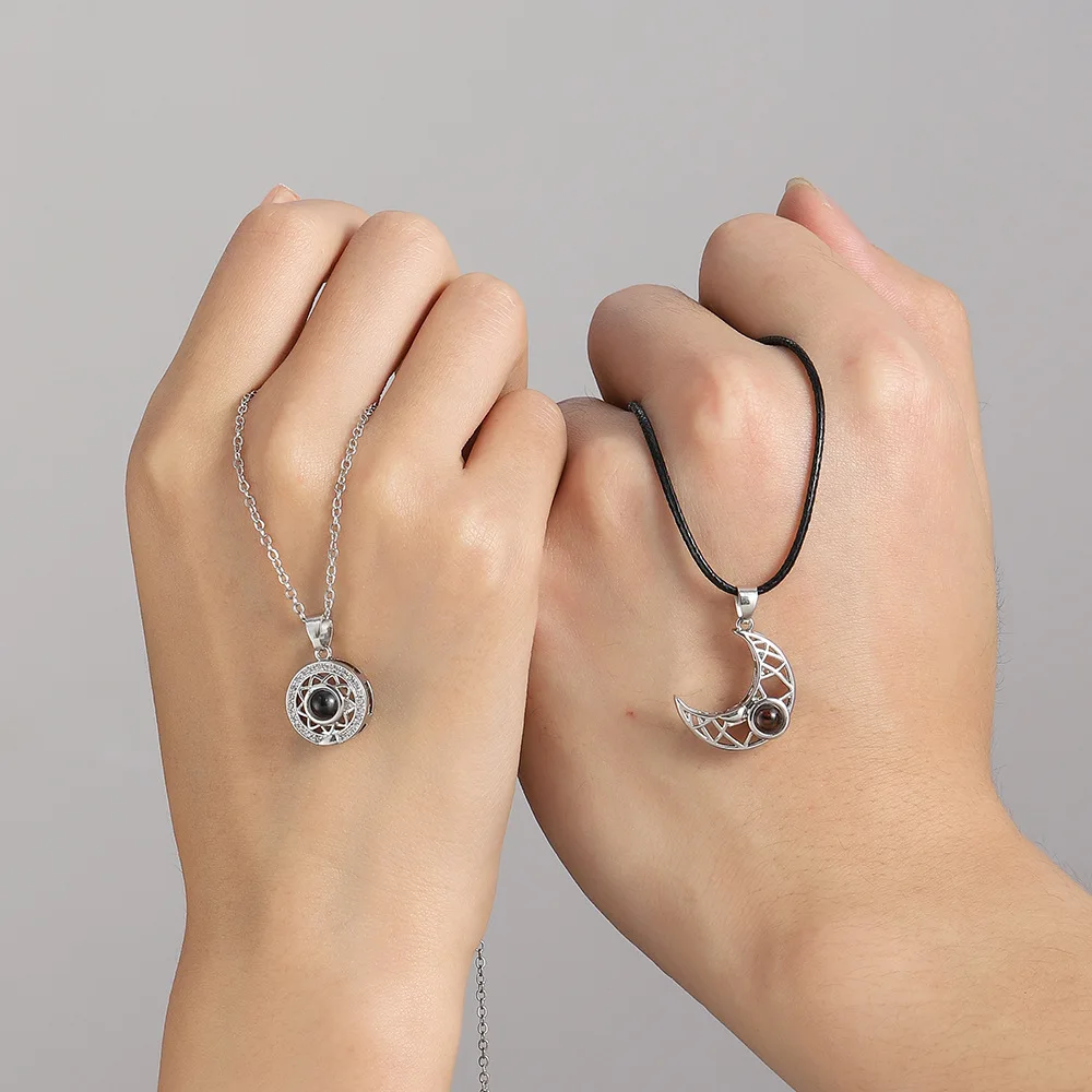 2PCS Magnetic Couple Matching  - Magnetic Couple Matching Necklaces ulasan dan harga