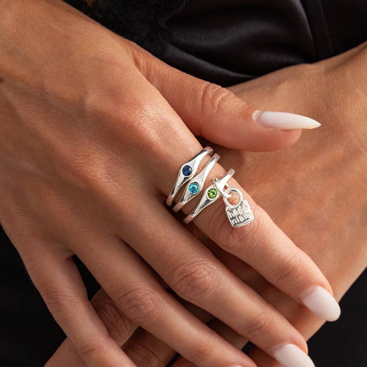 Ingemark 3Pcs/Set Vintage Inla - Vintage Punk Knuckle Rings Set ulasan dan harga